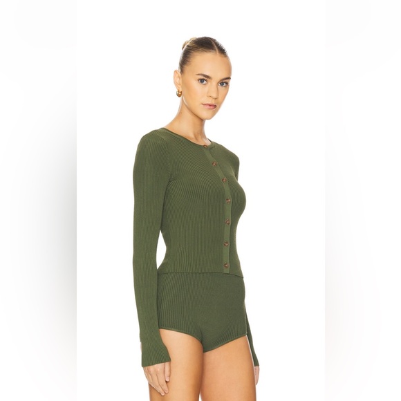 Lovers and Friends Limor Cardigan in Green - Picture 3 of 8